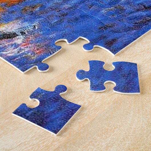 ボーティングオンザセーインリバールノアールファインアート ジグソーパズル (側面)