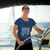 ボーティングタコエレガントブルーパーソナル Tシャツ