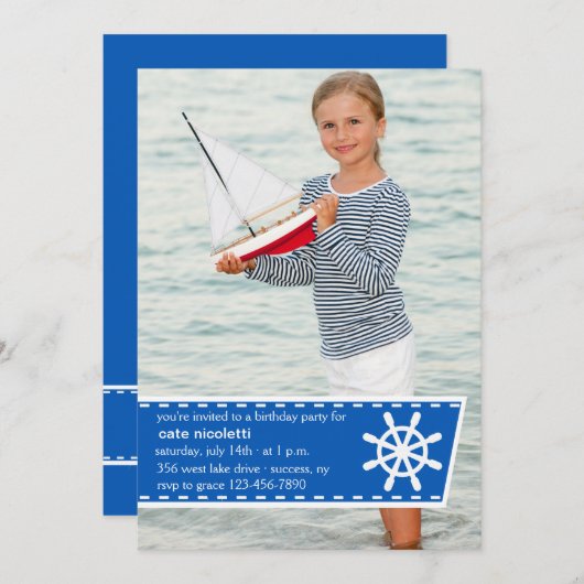 ボーティングライフフォト招待状 招待状 (正面/裏面)