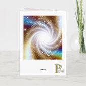 ボーテックス、ギャラクシーズ グリーティング/ノートカード カード (裏面)