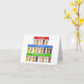 ボーディングスクールから帰宅おめでとう カード (黄色い花)