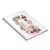 ボーディングパスオタワカナダ ノートブック (右側)