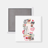 ボーディングパスオタワカナダ マグネット (正面/裏面)