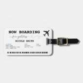 ボーディングパスガールズトリップファミリーバケーション ラゲッジタグ (正面横)