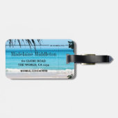 ボーディングパスシー海シーン ラゲッジタグ (裏面横)