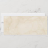 ボーディングパストロピカルパラダイスビーチ結婚式 招待状 (裏面)