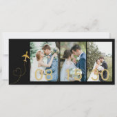 ボーディングパス 保存日付 | 目的地 ウェディング 招待状 (裏面)