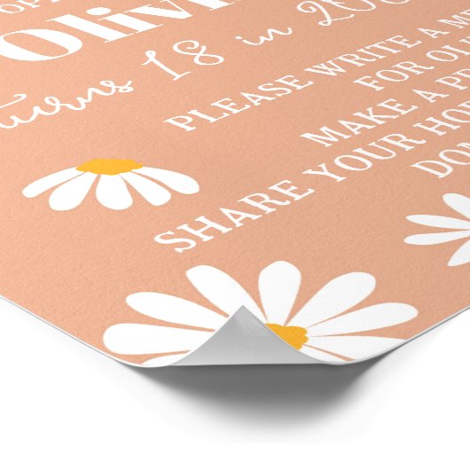 ボーデイジー誕生日タイムカプセルポスター ポスター (角)