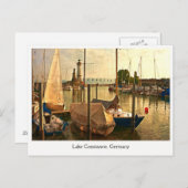ボーデン湖、ドイツの郵便はがき ポストカード (正面/裏面)