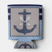 ボートいかりとストライプデザイン 缶クーラー (裏面)