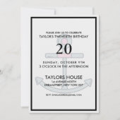 ボートいかりトレンディーカスタム誕生日パーティー 招待状 (正面)