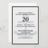 ボートいかりトレンディーカスタム誕生日パーティー 招待状 (正面/裏面)