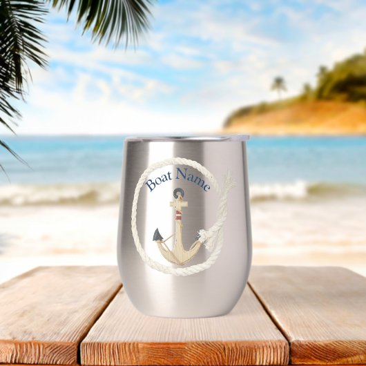 ボートいかりホワイトロープフレーム (ビーチ)