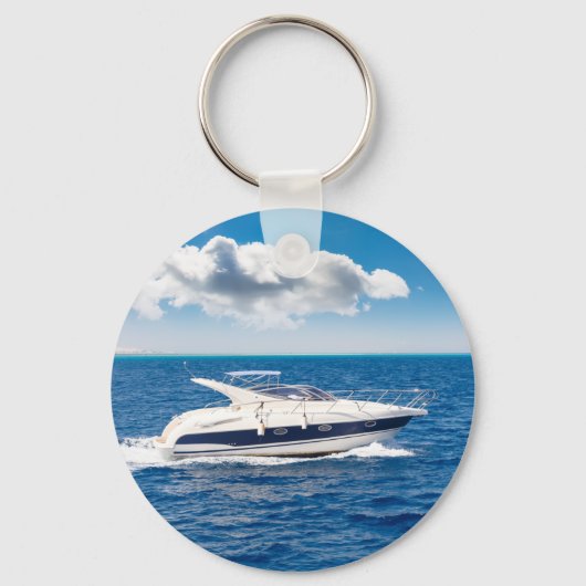 ボートいかりロープキャプテン名フォトバック海軍 キーホルダー (裏面)