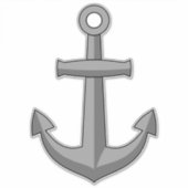 ボートいかり漫画 シール (正面)