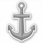 ボートいかり漫画 シール (正面)