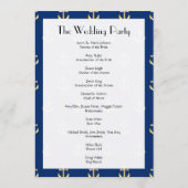 ボートいかり、船舶いかり、海いかり結婚、 プログラム (裏面)