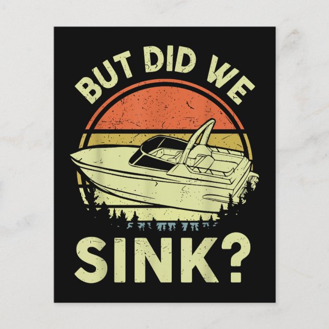 ボートおもしろいが、私たちは男性の女性モーターボートをシンクした (正面)