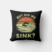 ボートおもしろいが、私たちは男性の女性モーターボートをシンクした クッション (正面)