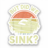 ボートおもしろいが、私たちは男性の女性モーターボートをシンクした シール (正面)