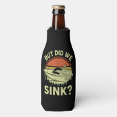 ボートおもしろいが、私たちは男性の女性モーターボートをシンクした ボトルクーラー (ボトル正面)