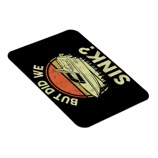 ボートおもしろいが、私たちは男性の女性モーターボートをシンクした マグネット (右側)