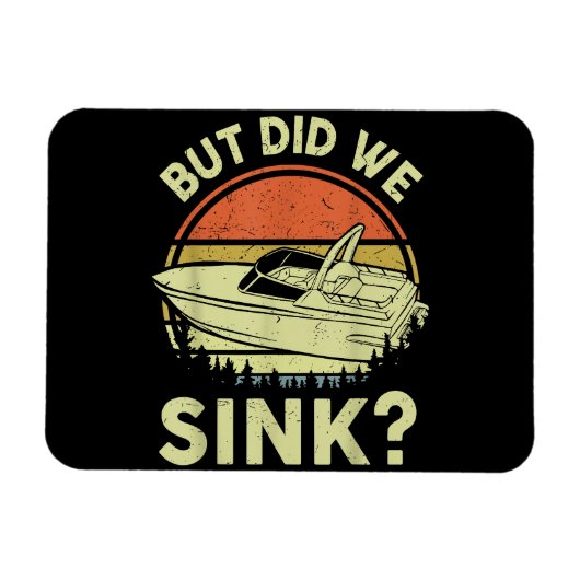 ボートおもしろいが、私たちは男性の女性モーターボートをシンクした マグネット (横)