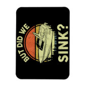 ボートおもしろいが、私たちは男性の女性モーターボートをシンクした マグネット (縦)