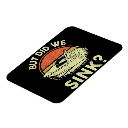 ボートおもしろいが、私たちは男性の女性モーターボートをシンクした マグネット (左側)