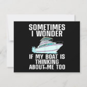 ボートおもしろいアート女子男性へボート水上船ボー シーズンカード (裏面)