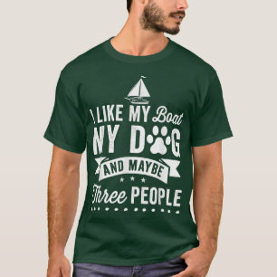 ボートおもしろいウ男性へレディメンボーター、ボートオーナー&ホテル Tシャツ