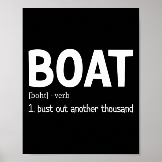 ボートおもしろいデフィンを1000隻突破 ポスター (正面)