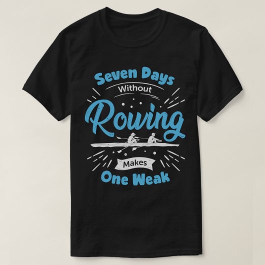 ボートおもしろいローワーギフト Tシャツ (デザイン正面)
