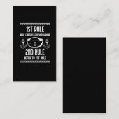 ボートおもしろい船長のユーモアセーリング中毒の夫 名刺 (正面/裏面)