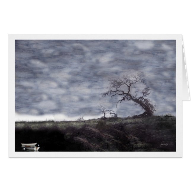 ボートおよびカシ (正面横)