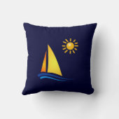 ボートおよび日曜日 クッション (裏面)