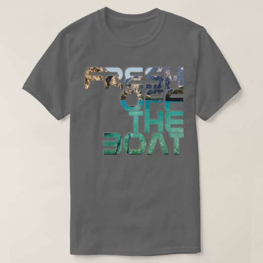 ボートから出て3 Tシャツ (デザイン正面)