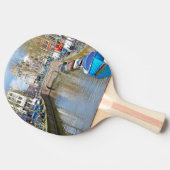 ボートが付いているアムステルダム運河 卓球ラケット (横)