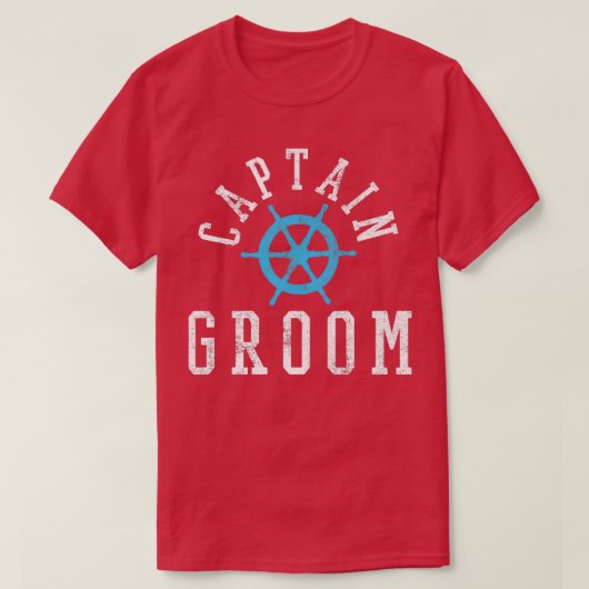 ボートでの結婚式 Tシャツ (デザイン正面)