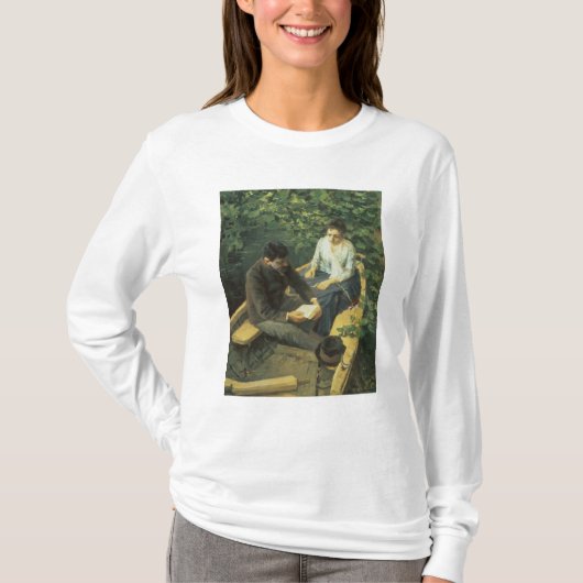 ボートでは、1888年 Tシャツ (正面)