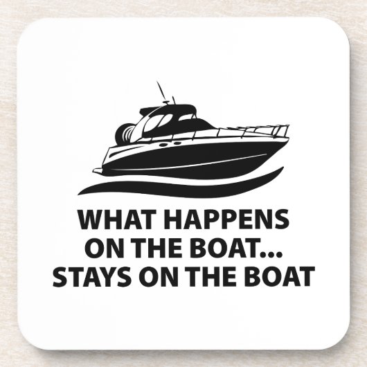 ボートで何が起こるか…ボートに乗る コースター (正面)