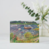 ボートで春イーストハンプトン ポストカード (スタンド正面)