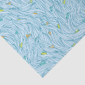 ボートで波 薄葉紙 (詳細)