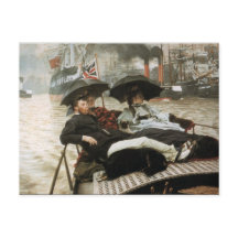 ボートで港に行く