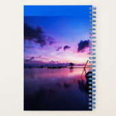 ボートで静かに、称賛と祈りの言葉ジャーナル ノートブック (裏面)