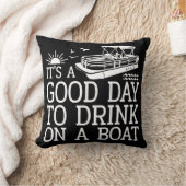 ボートで飲むには良い日だ クッション (ブランケット)