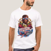 ボートで飲むには良い日だ Tシャツ (正面)