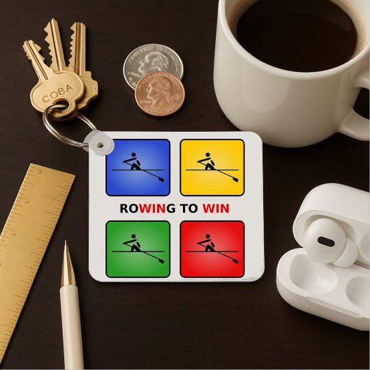 ボートで4色のクルーを獲得 キーホルダー