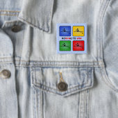 ボートで4色のクルーを獲得 缶バッジ (インサイチュ)