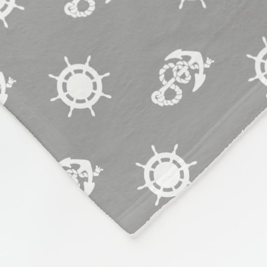 "ボートで"起こす何が航海のなボートの引用文 フリースブランケット (角)